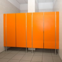 Murs sanitaires / cabines de douche - Modèle D (âme pleine)